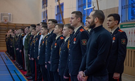 Поздравление с Новым годом учащихся  специализированного по спорту класса Минского Суворовского военного училища!